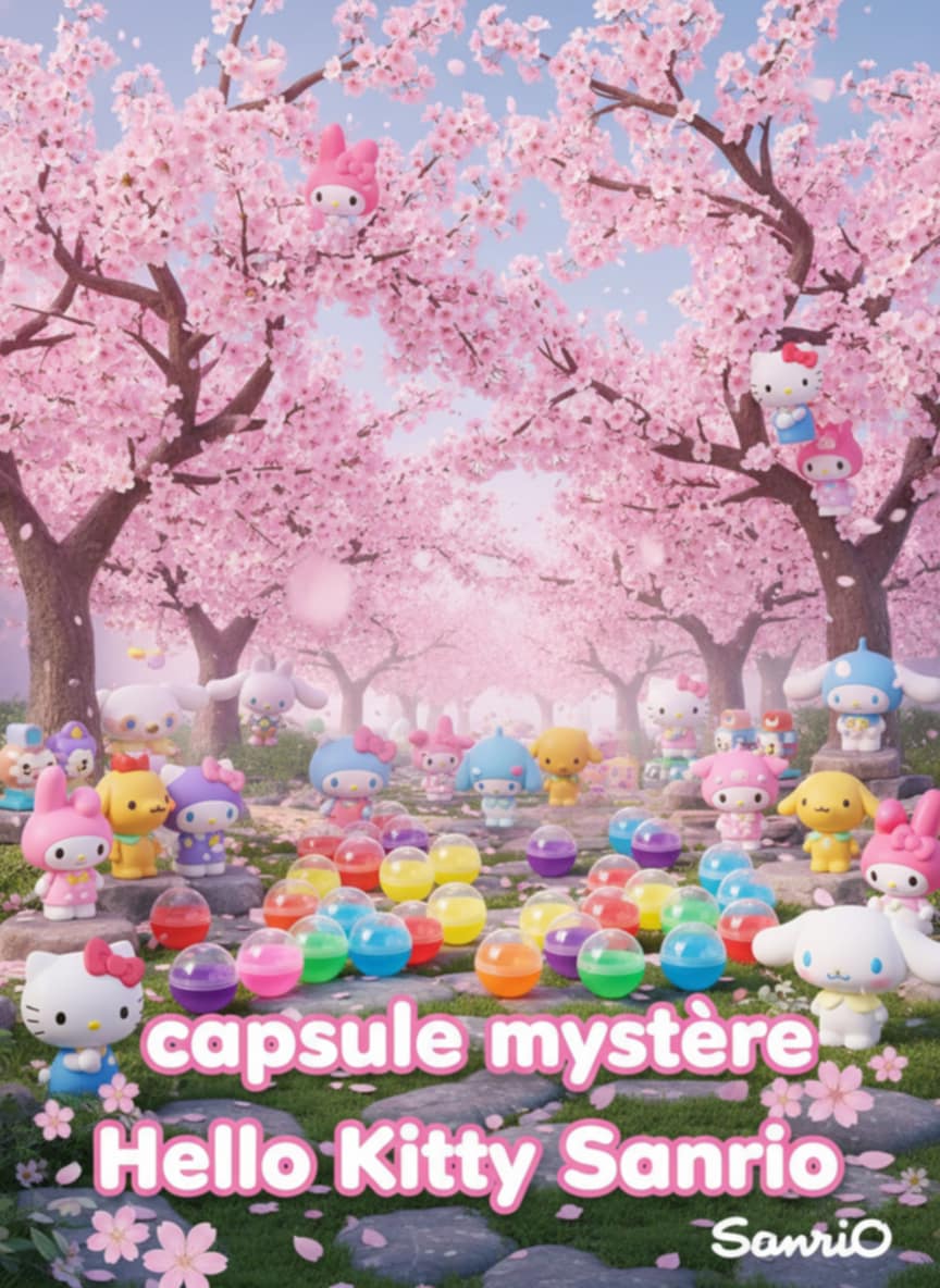 Capsules mystère Hello kitty