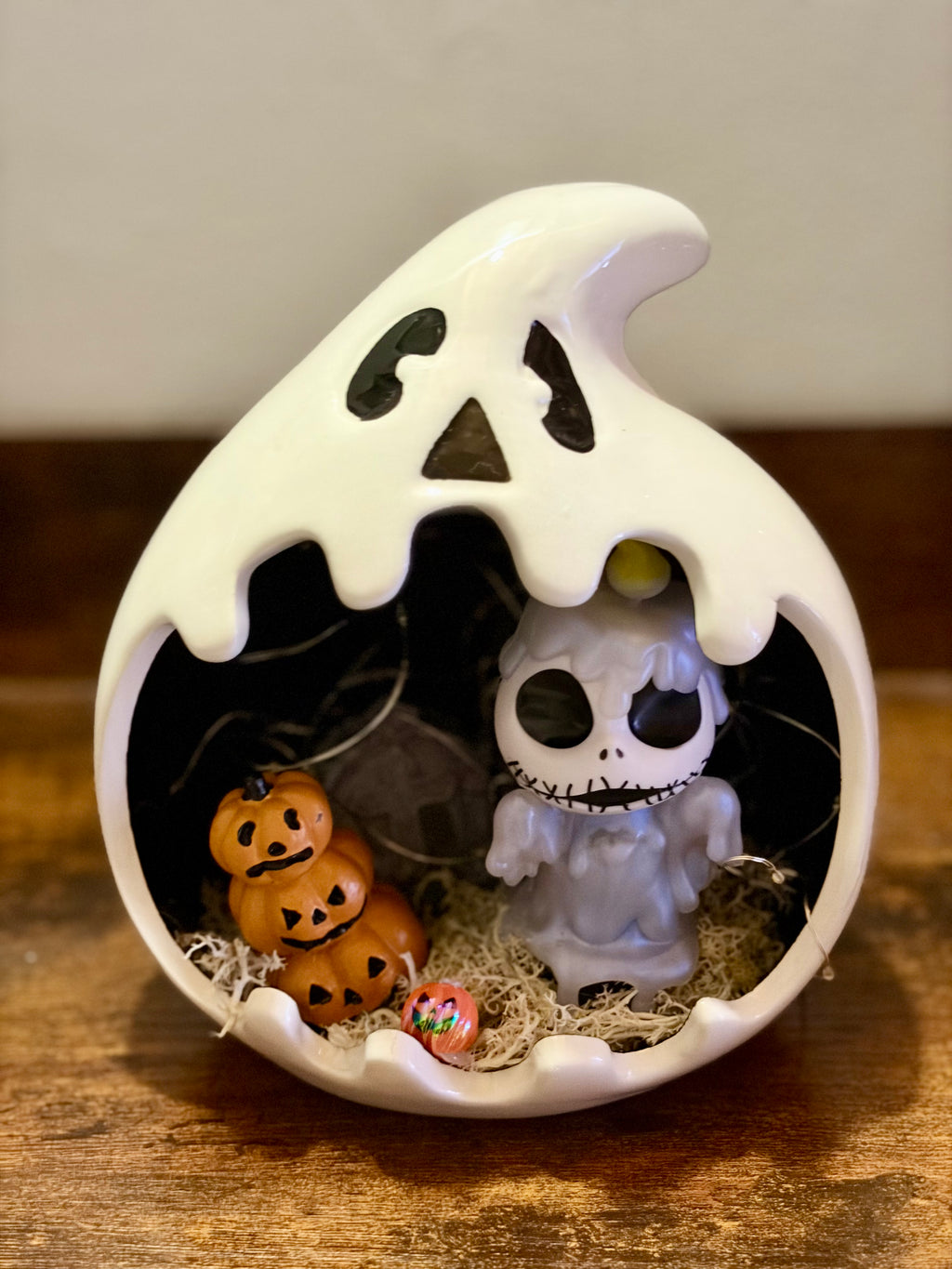 Décoration fantôme Jack Skellington – Création artisanale faite main