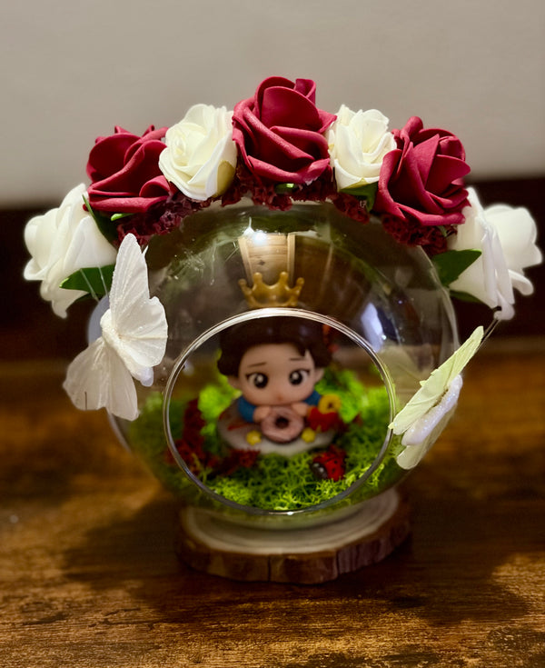 Bulle Enchantée Belle – Création Décorative Artisanale Fait Main
