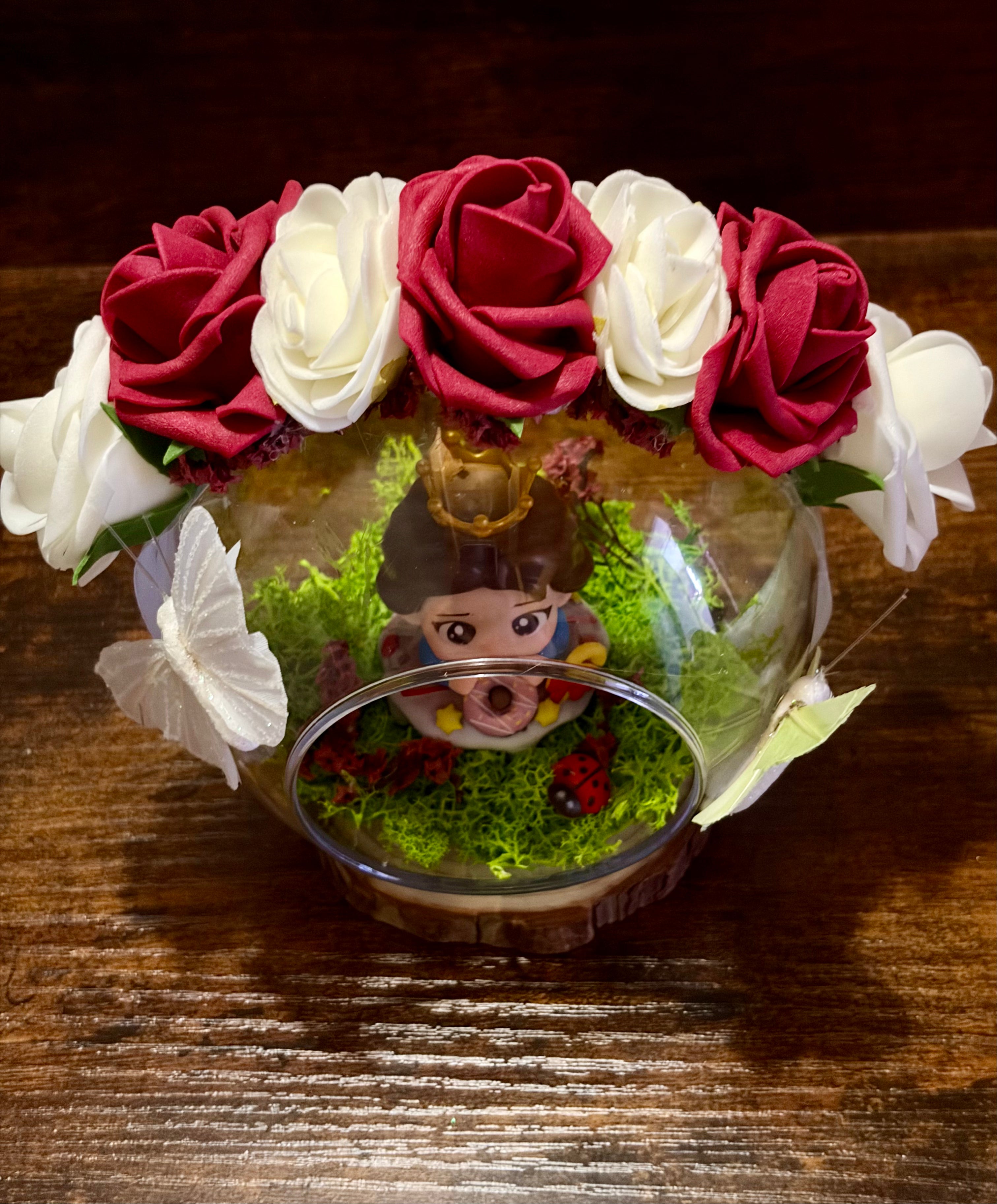 Bulle Enchantée Belle – Création Décorative Artisanale Fait Main