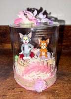 Décoration artisanale Tom & Jerry – Création faite main