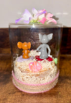 Décoration artisanale Tom & Jerry – Création faite main