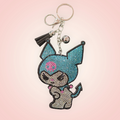 Porte-clés strass kuromi