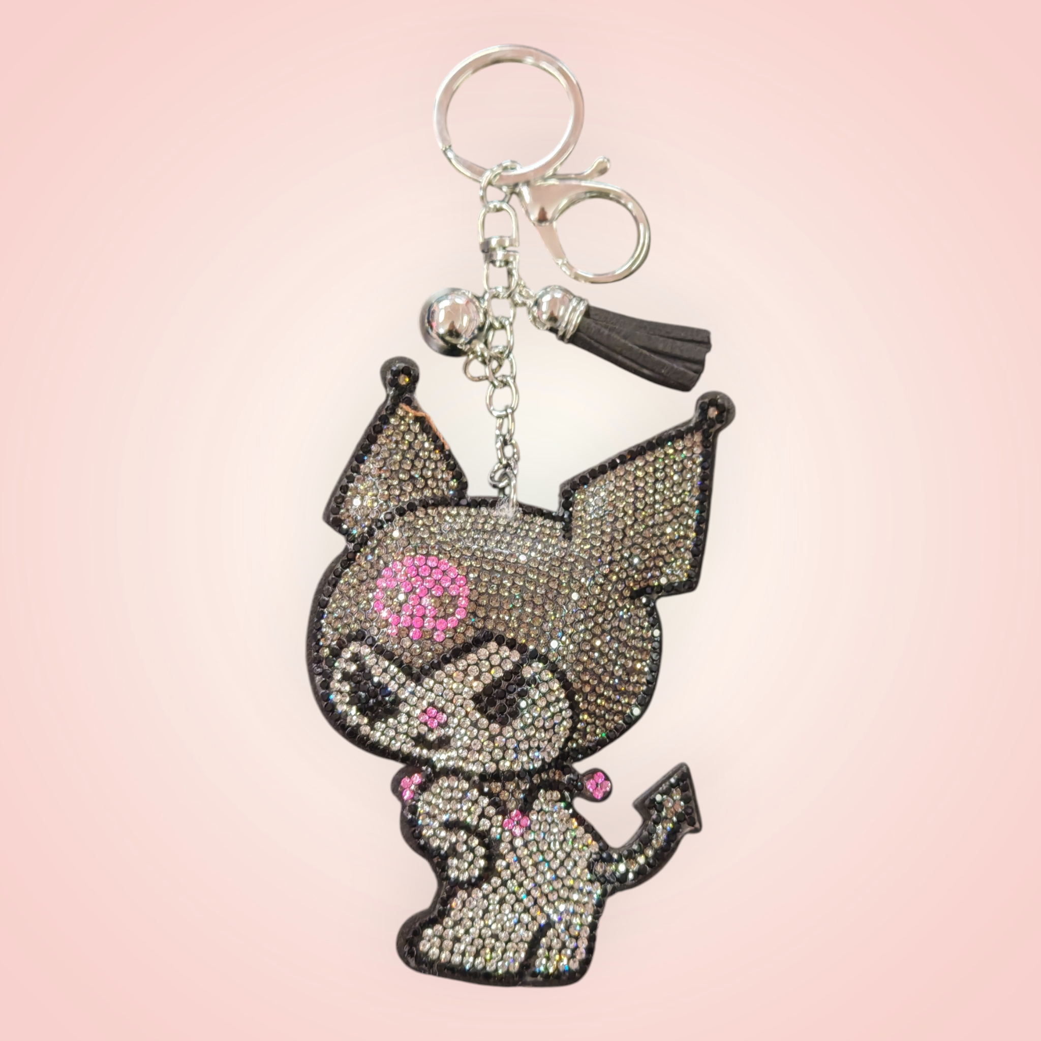 Porte-clés strass kuromi