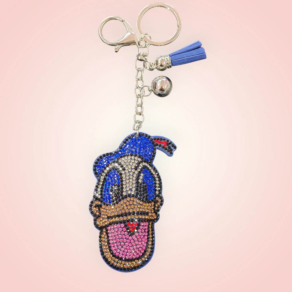 Porte-clés strass Donald