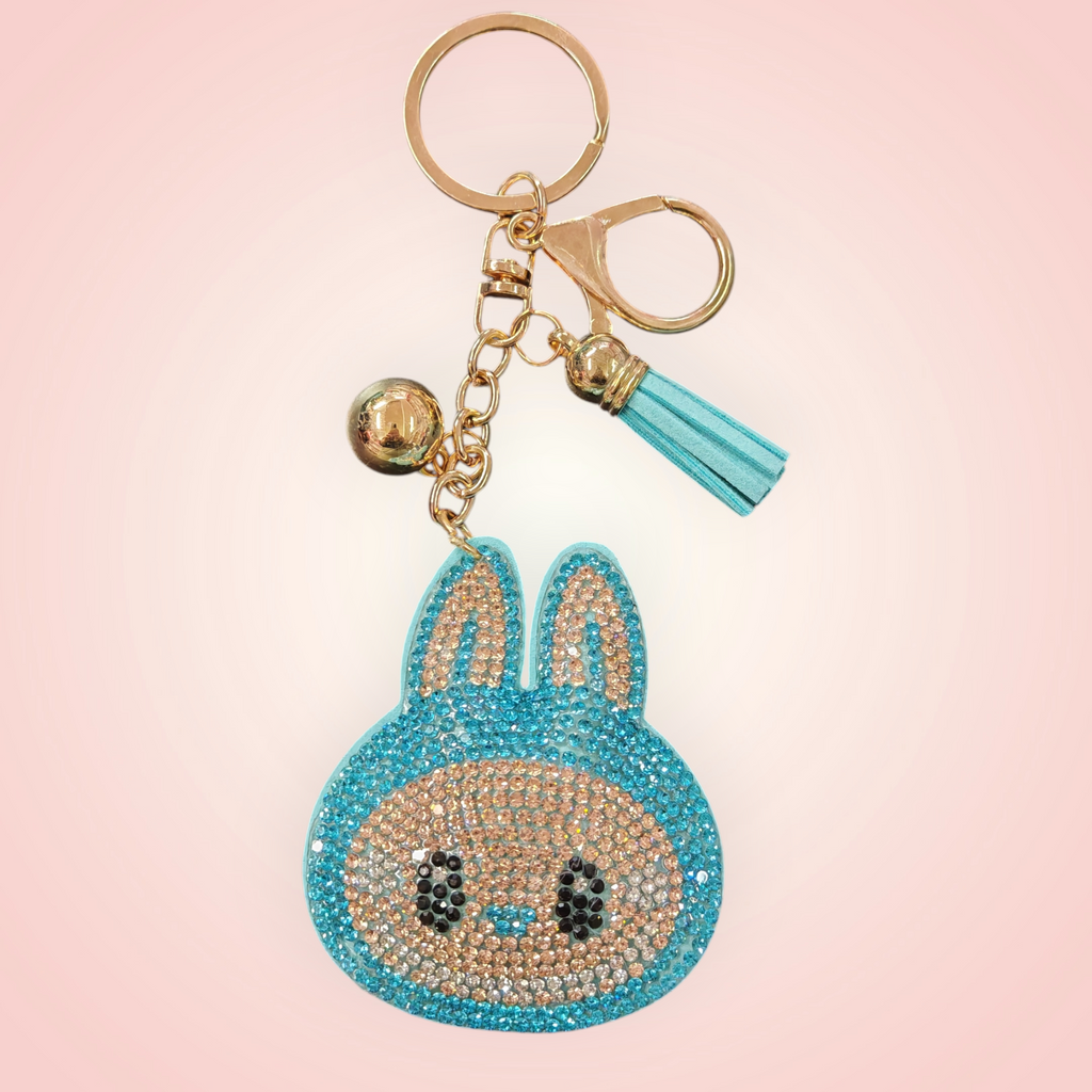 Porte-clés strass labubu