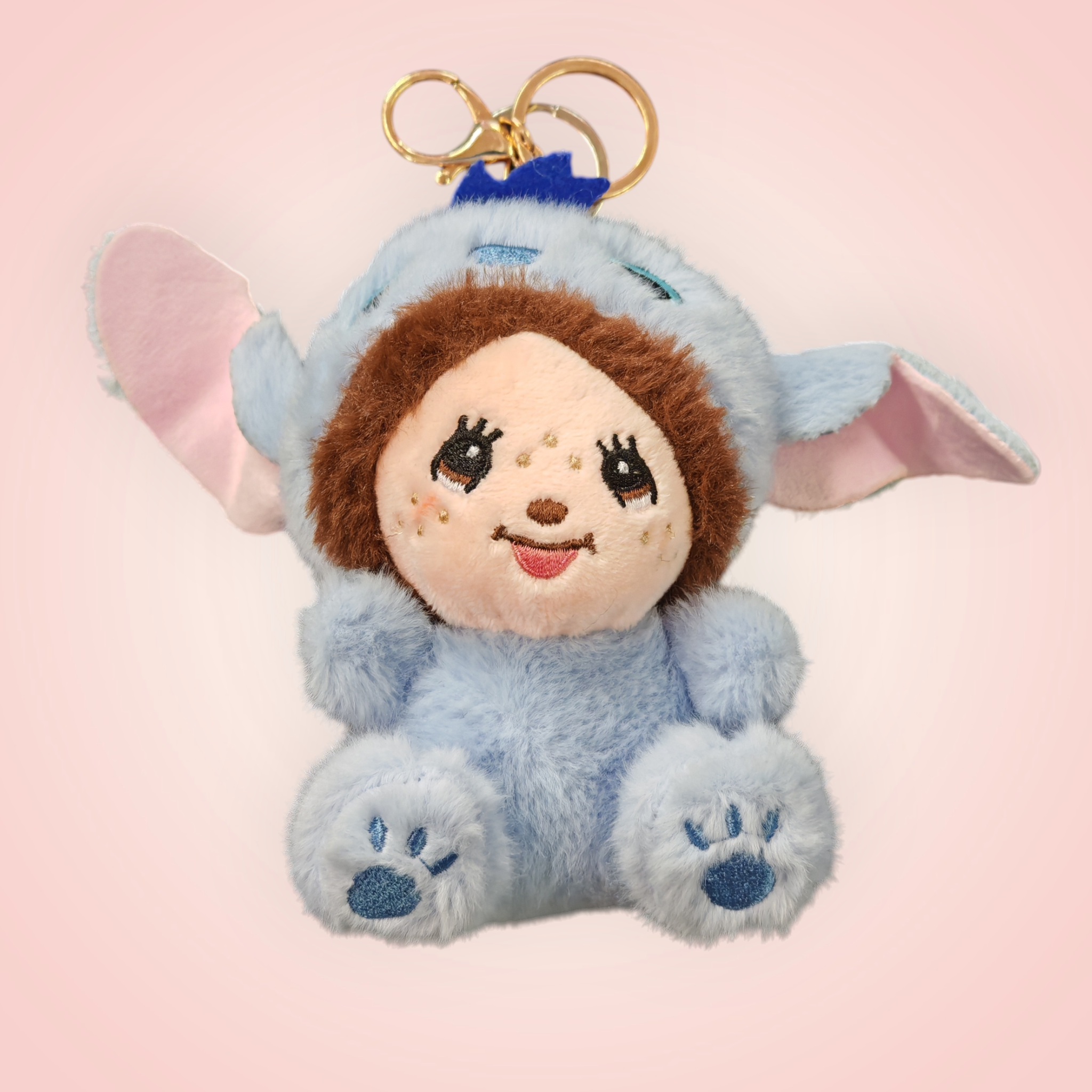 Porte-clés monchhichi stitch