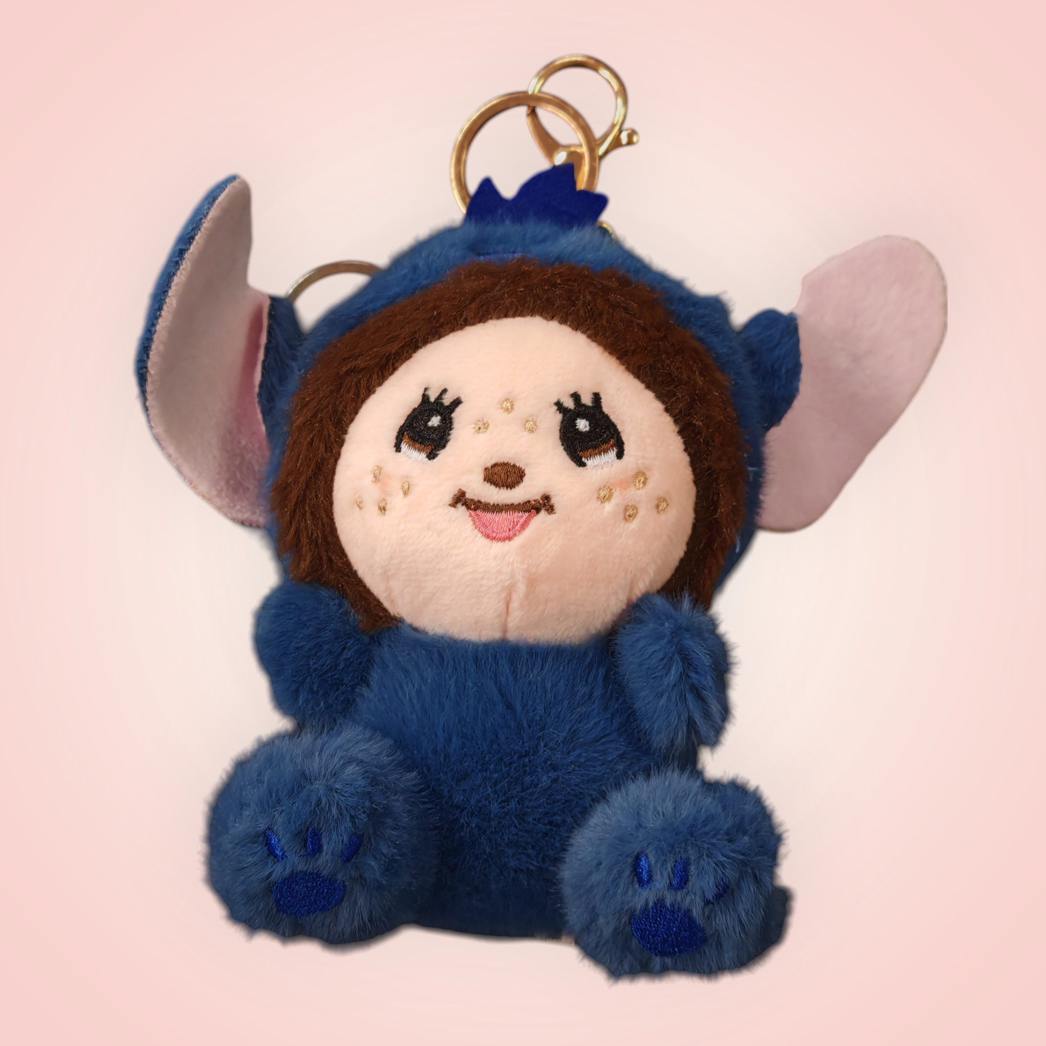 Porte-clés monchhichi stitch