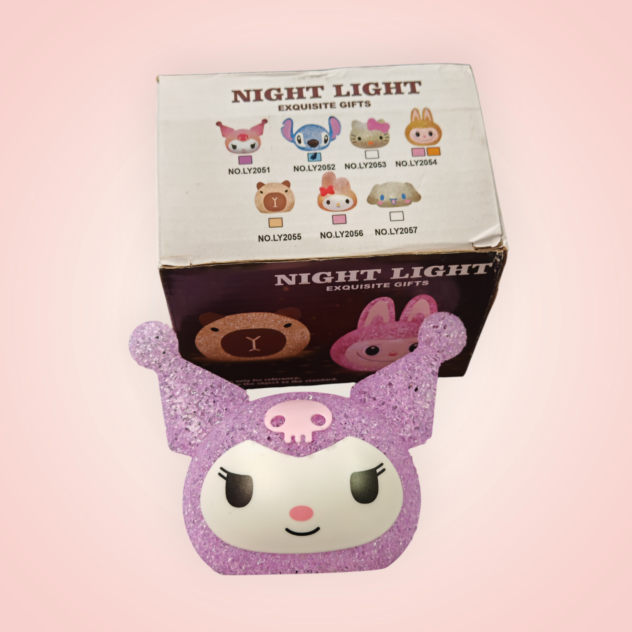 Veilleuse Stitch,Kuromi et hello kitty