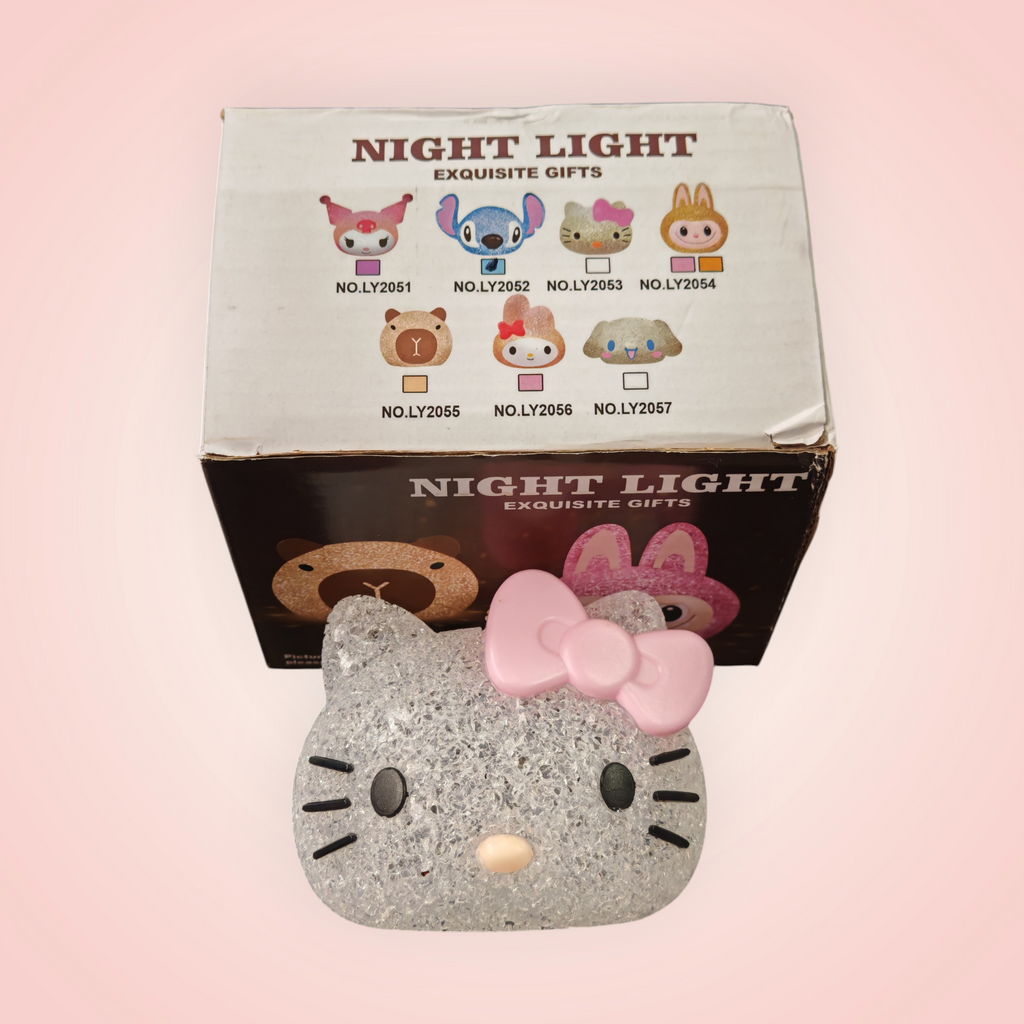 Veilleuse Stitch,Kuromi et hello kitty