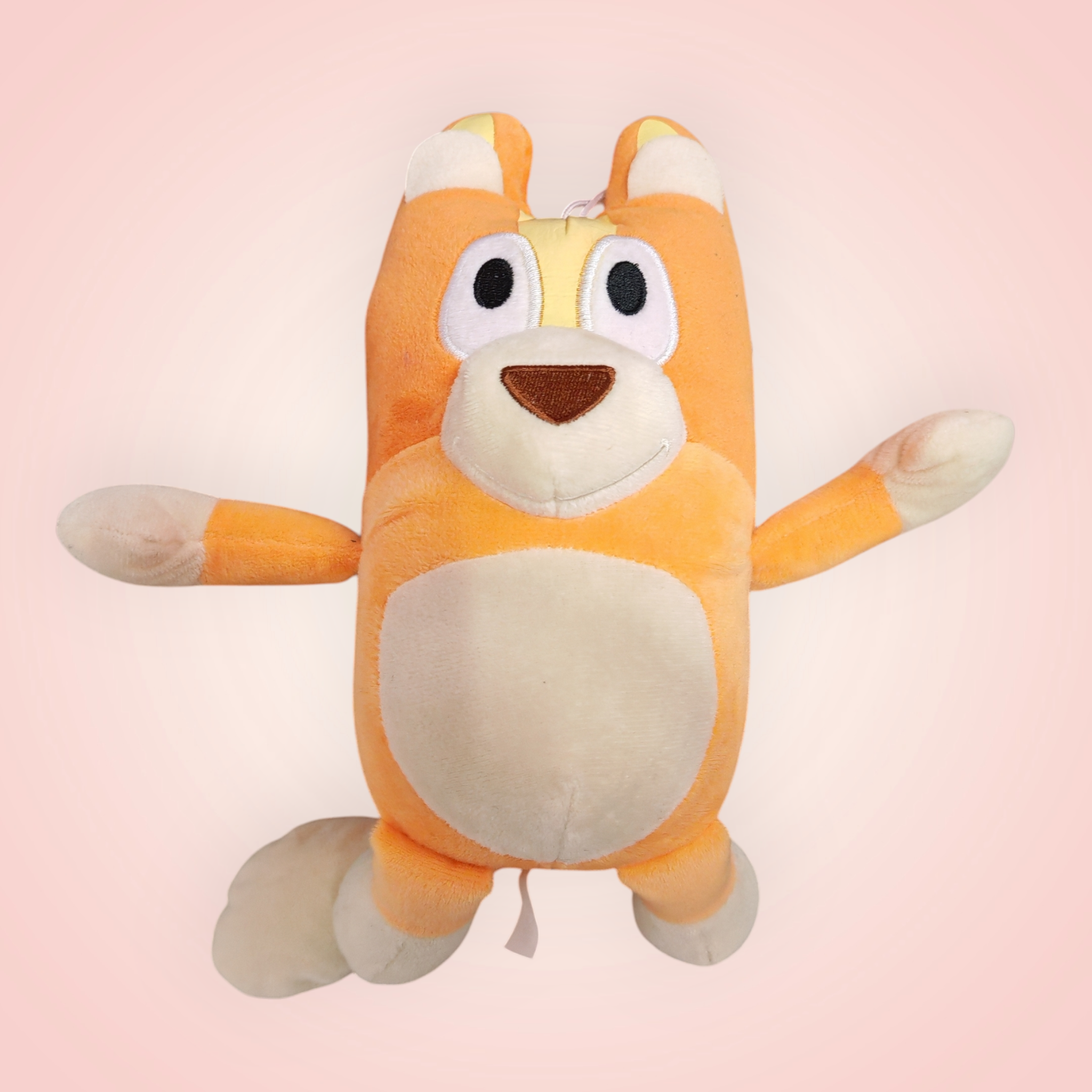 Peluche Bluey orange et bleu