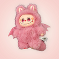 Labubu rose dragon ailé