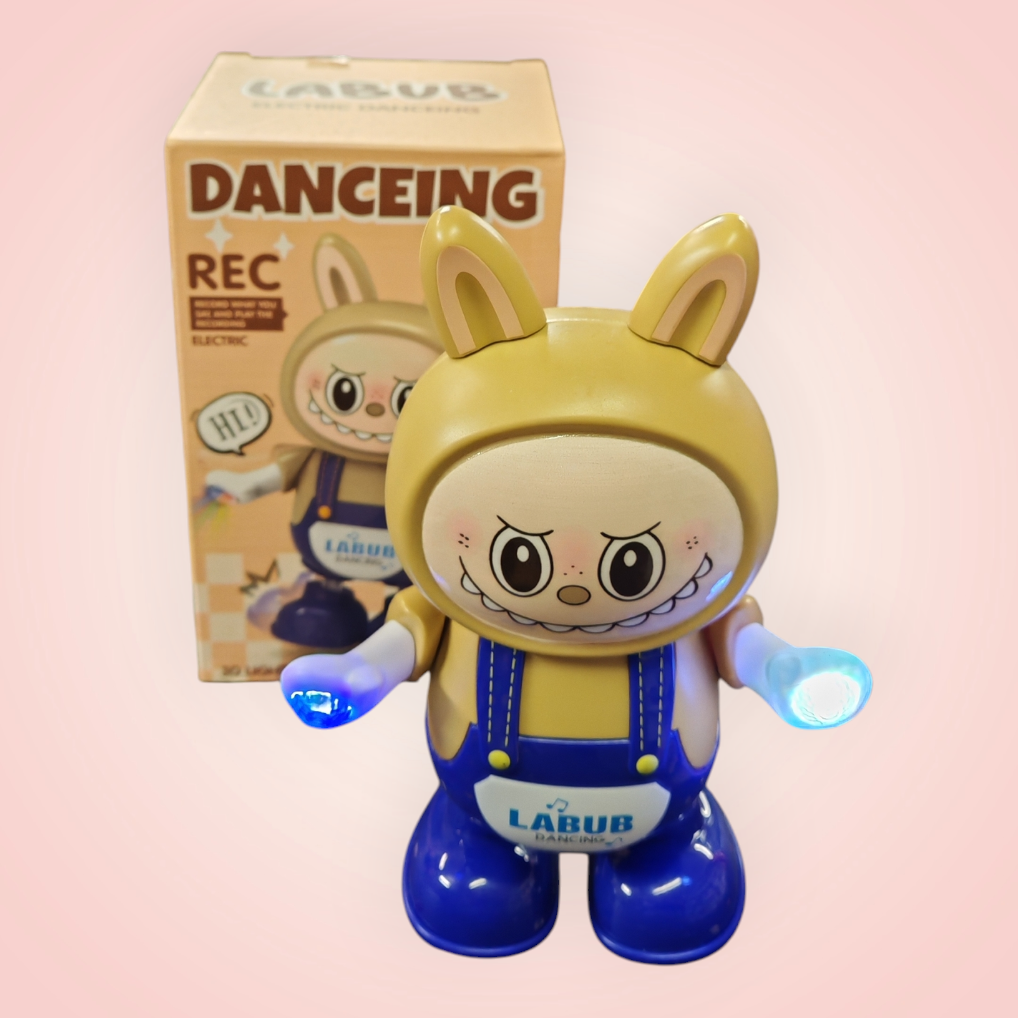 Robot dancing labubu