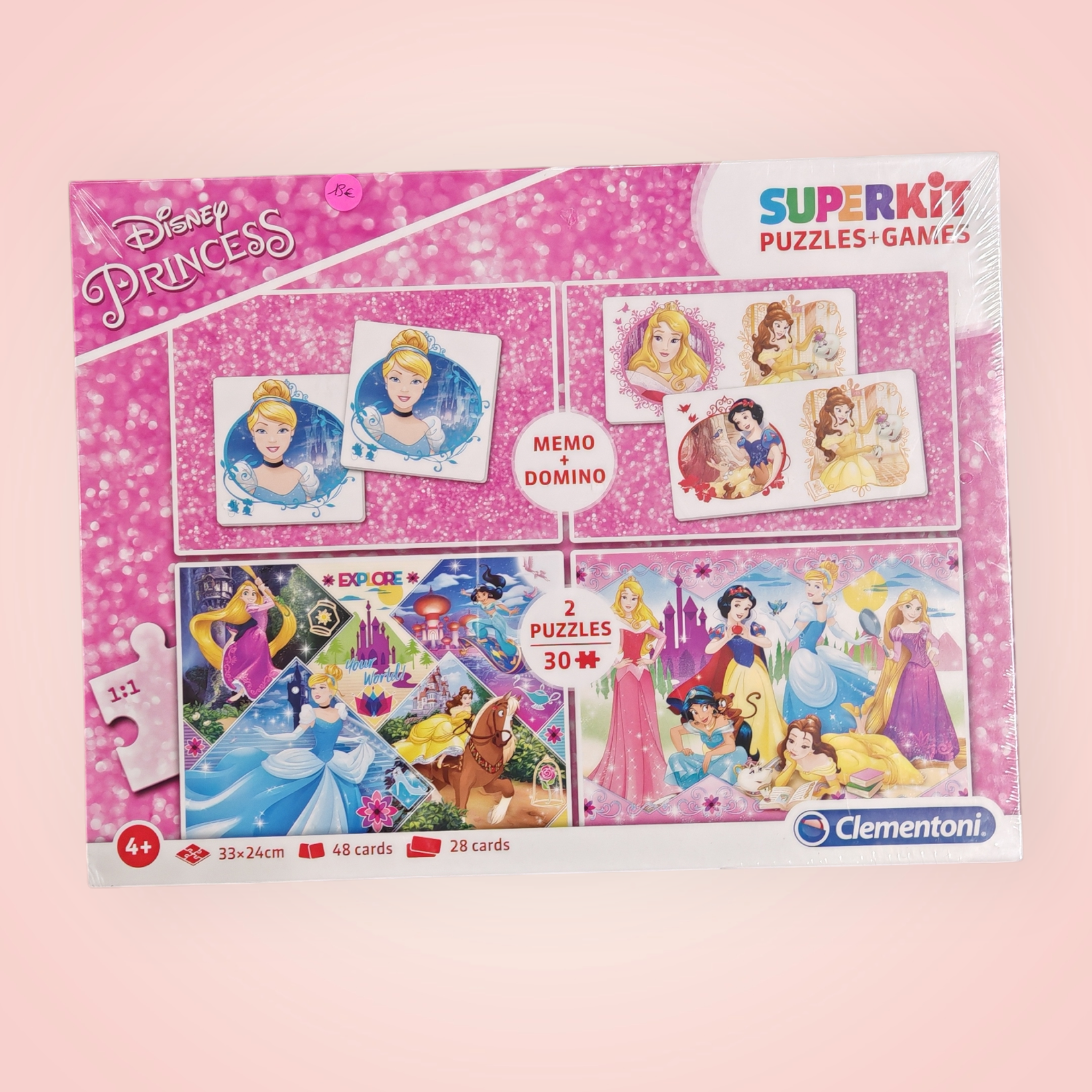 Puzzle et mémo princesse