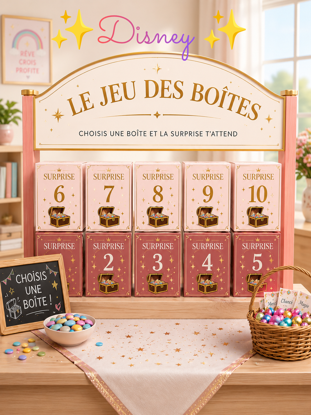 ✨ Le Jeu des Boîtes Disney ✨ | Choisis ta Boîte et Gagne une Surprise