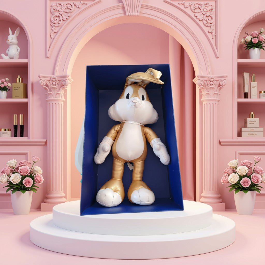 Peluche simili cuir Bugs Bunny Looney Tunes – Édition Warner Bros