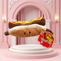 Peluche Squishy Hot Dog ultra douce
