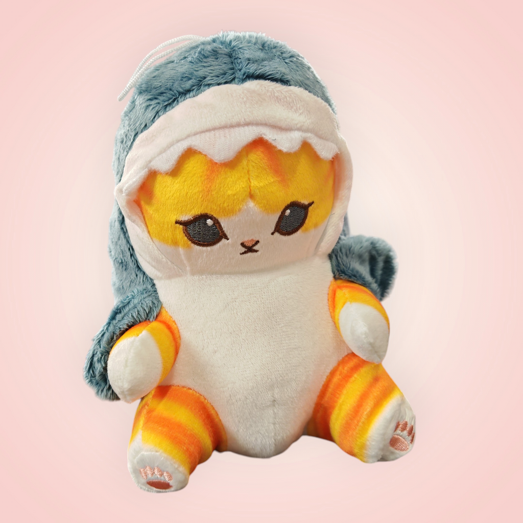 Peluche chat requin