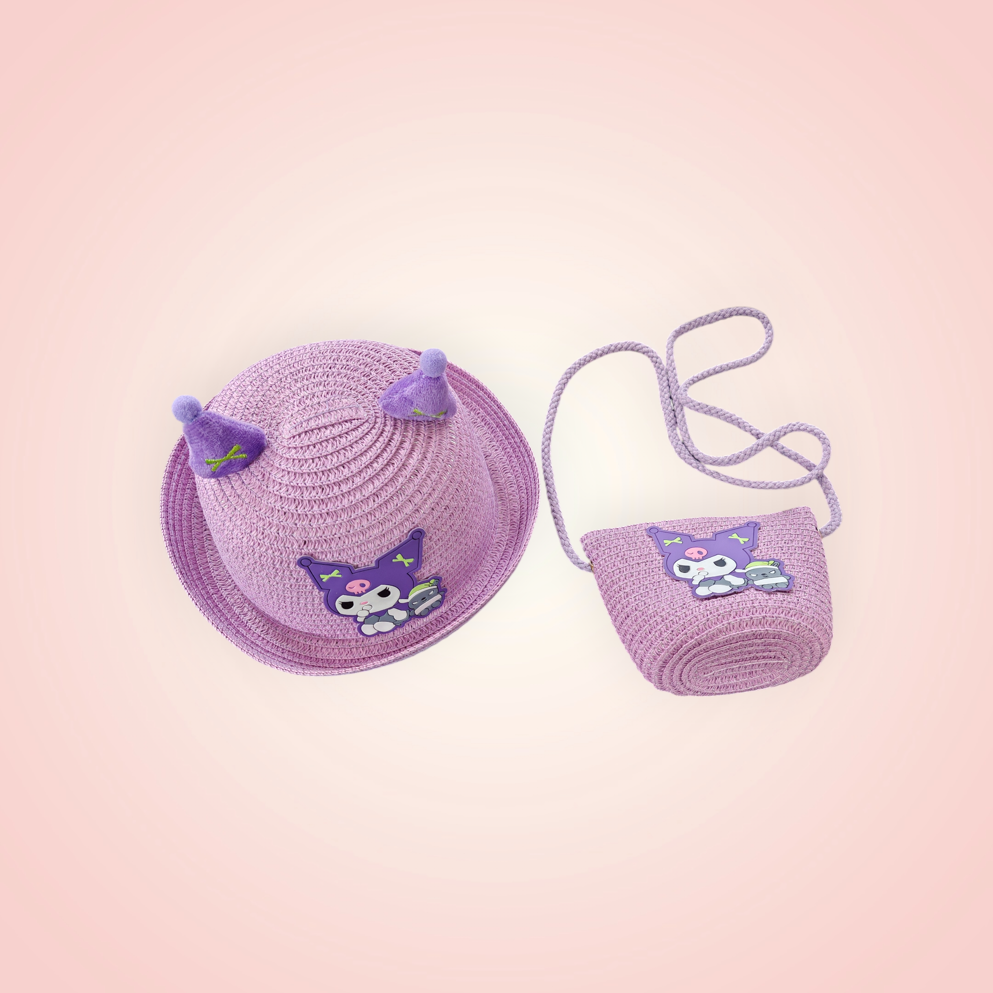 Chapeau et sac kuromi