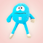 Peluche m&m's couleur au choix
