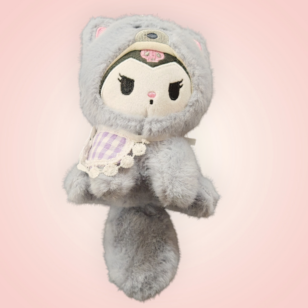 Magnifique porte-clé doudou chien hello kitty sanrio