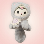 Magnifique porte-clé doudou chien hello kitty sanrio