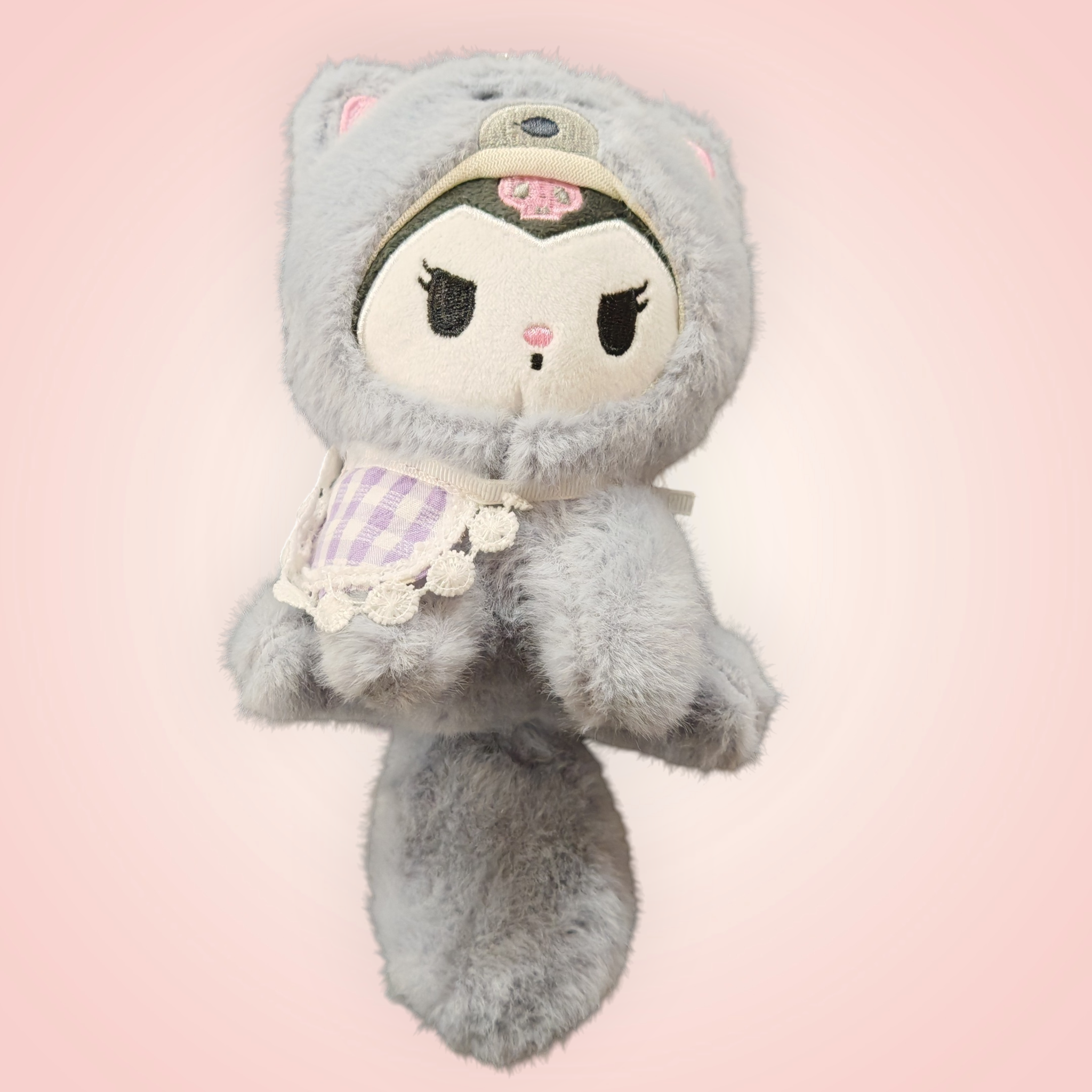 Magnifique porte-clé doudou chien hello kitty sanrio