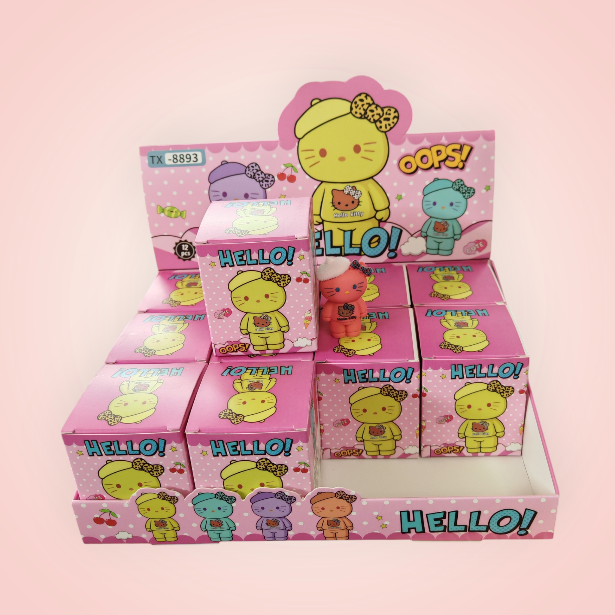 Boîte mystère hello kitty figurine