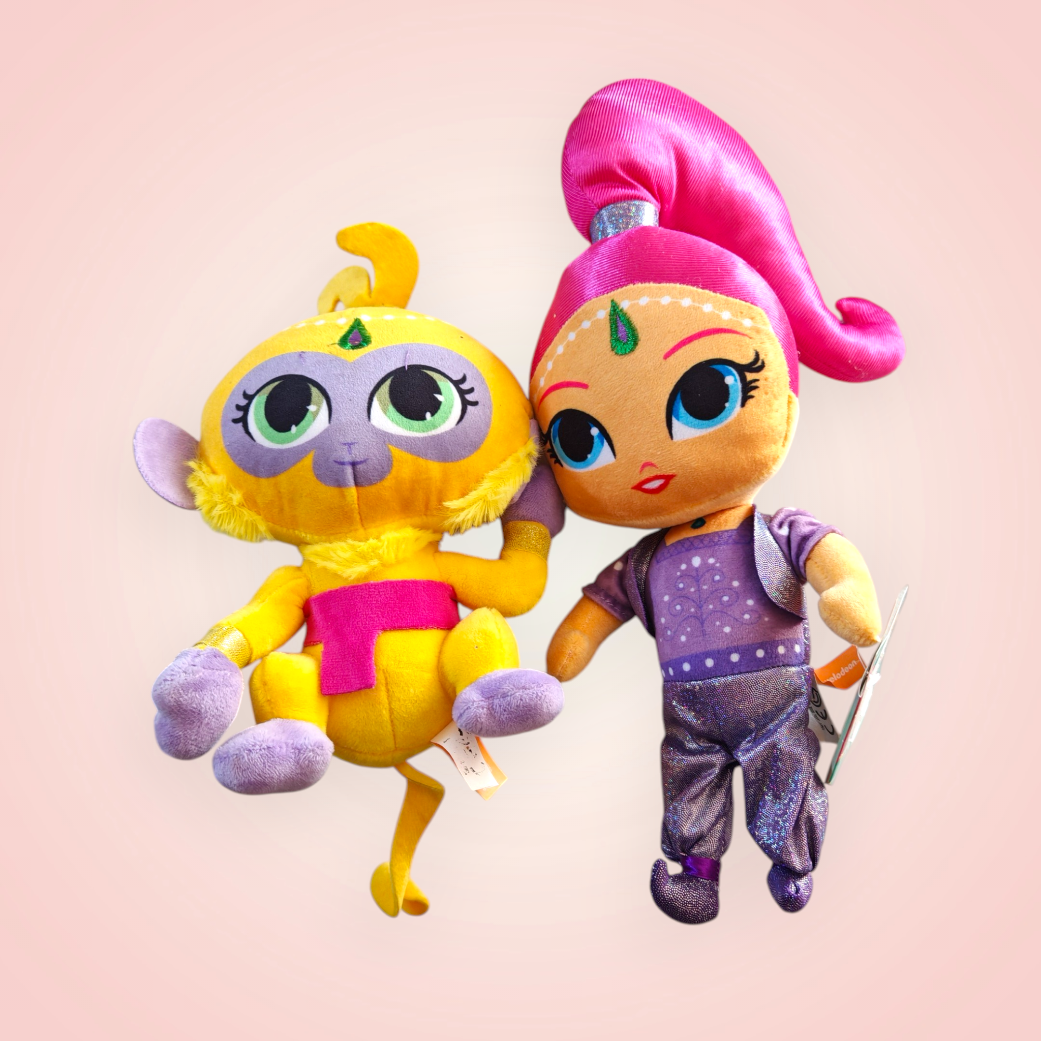 Lots de 2 peluche shimmer and shime