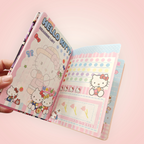 Carnet hello kitty pages coloré