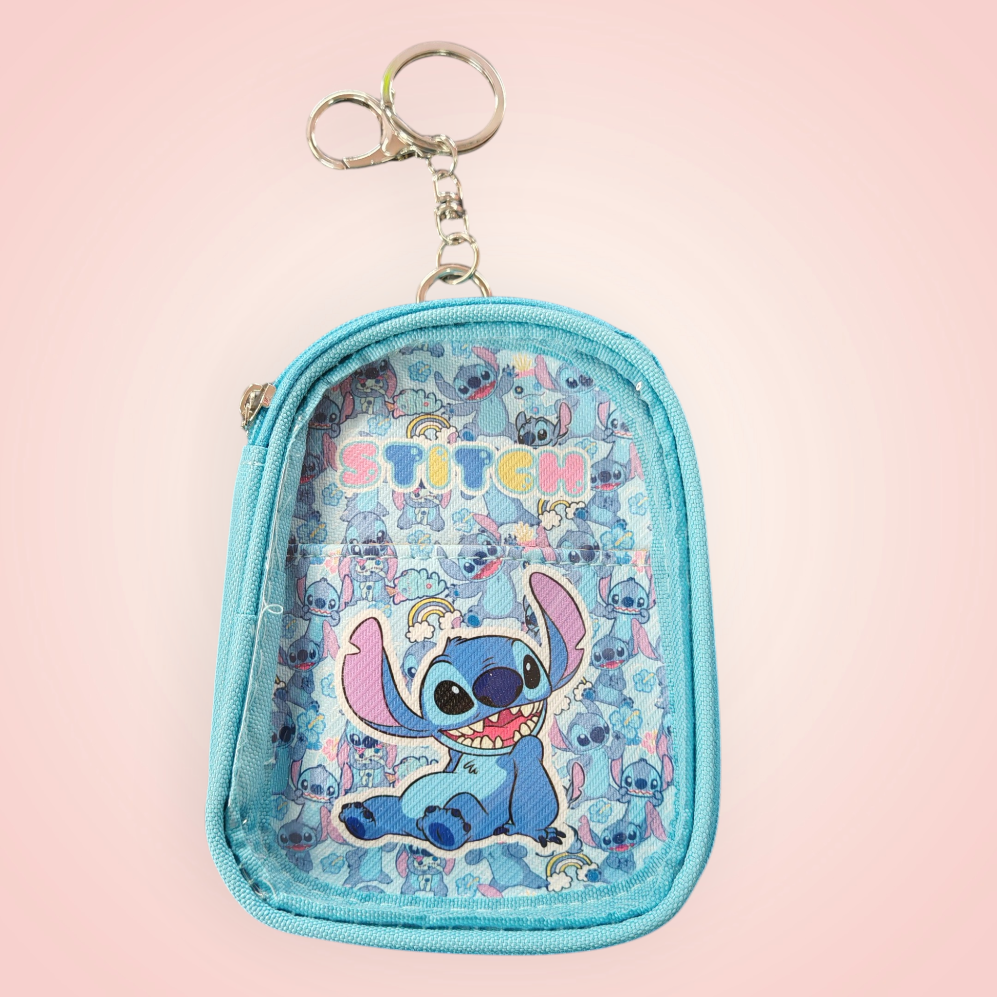 Pochette porte clé Stitch