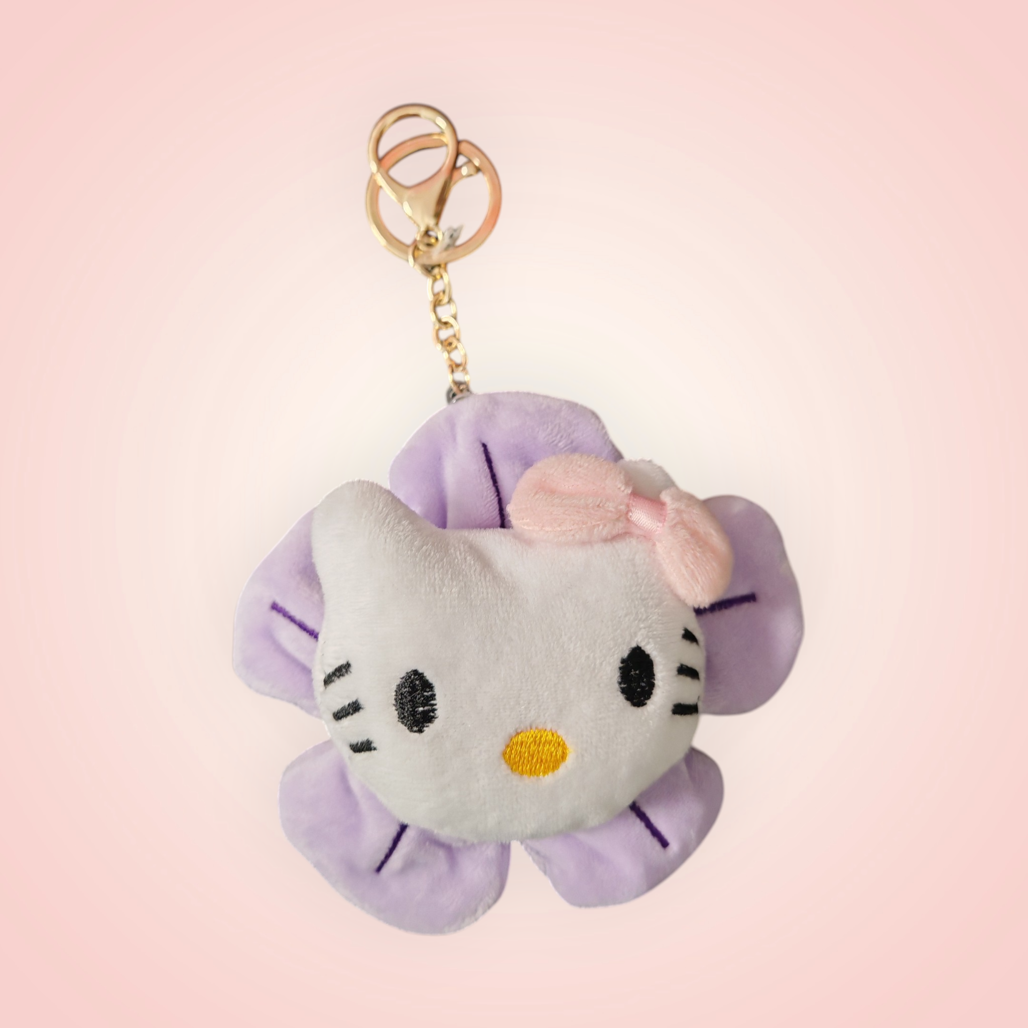 Porte clé fleur hello kitty