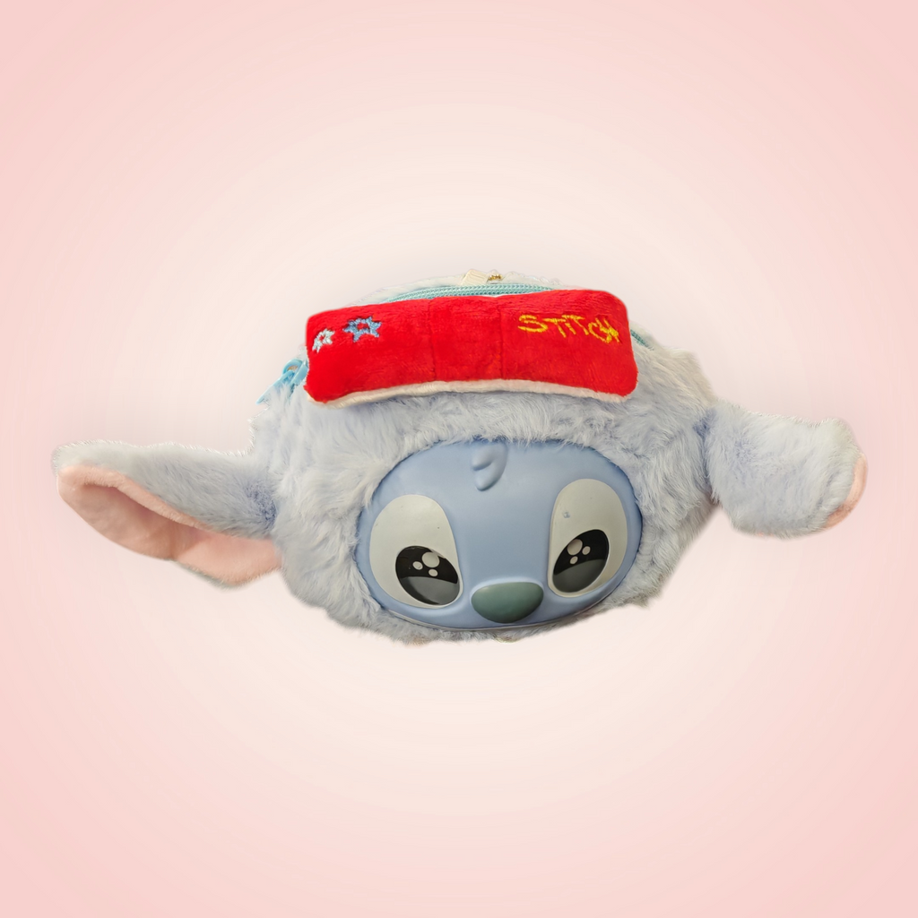 Tête de stich porte monnaie bagclip