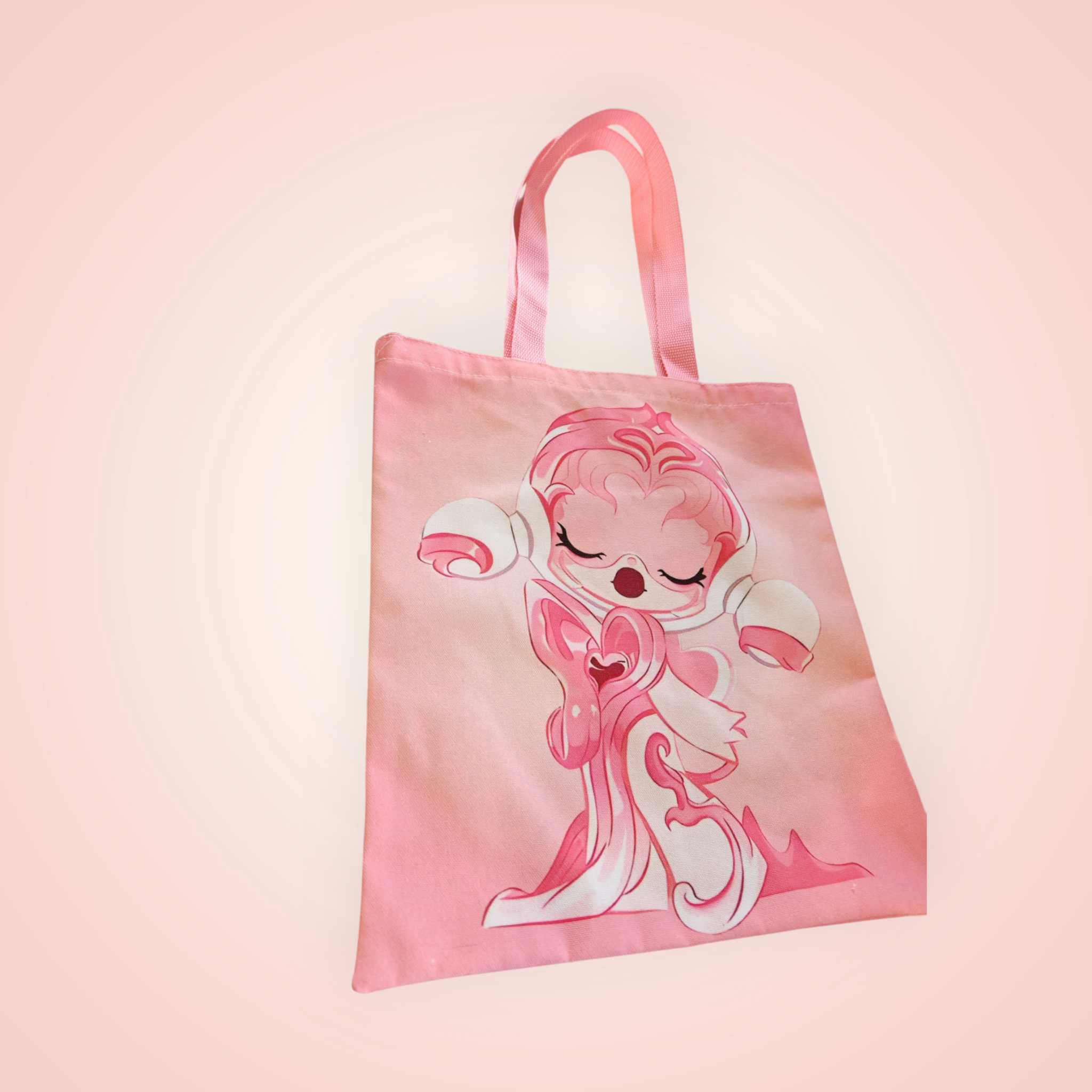 Tote bag school panda