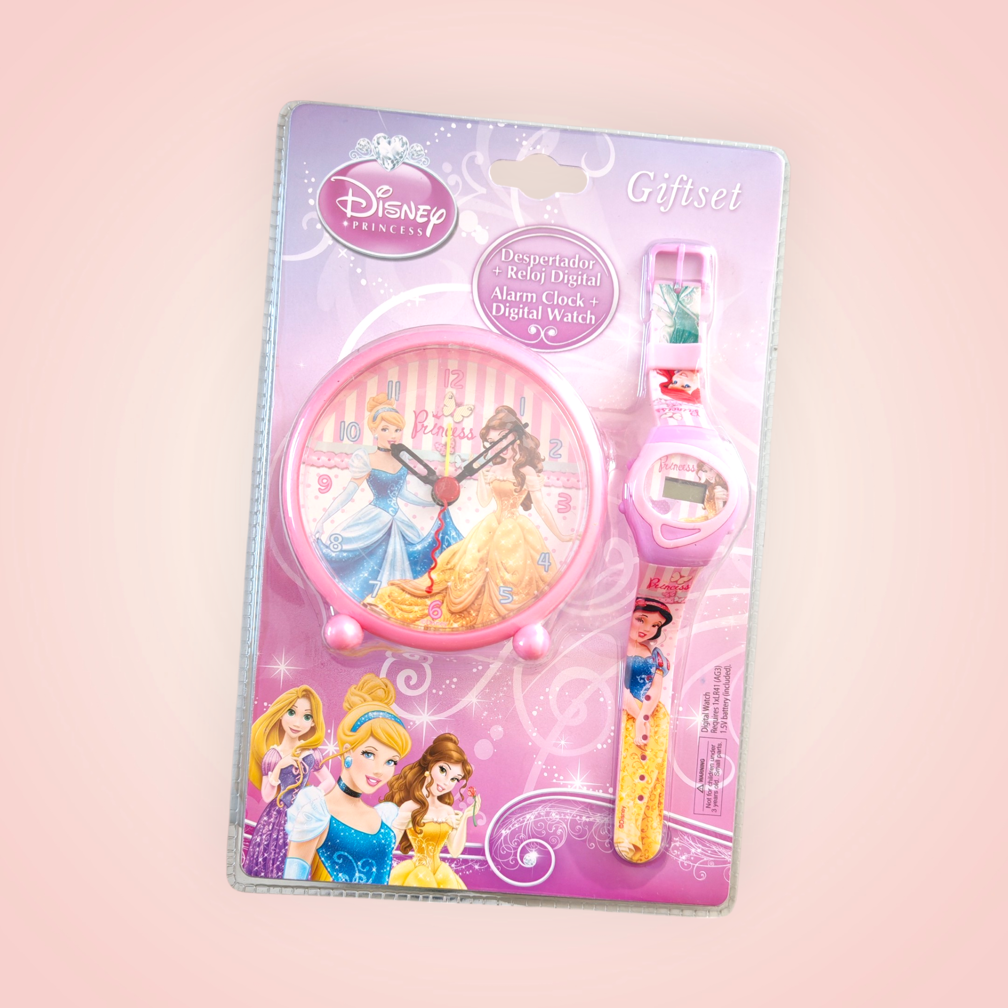 Réveil et montre princesse