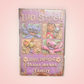 Plaque métal de déco stitch