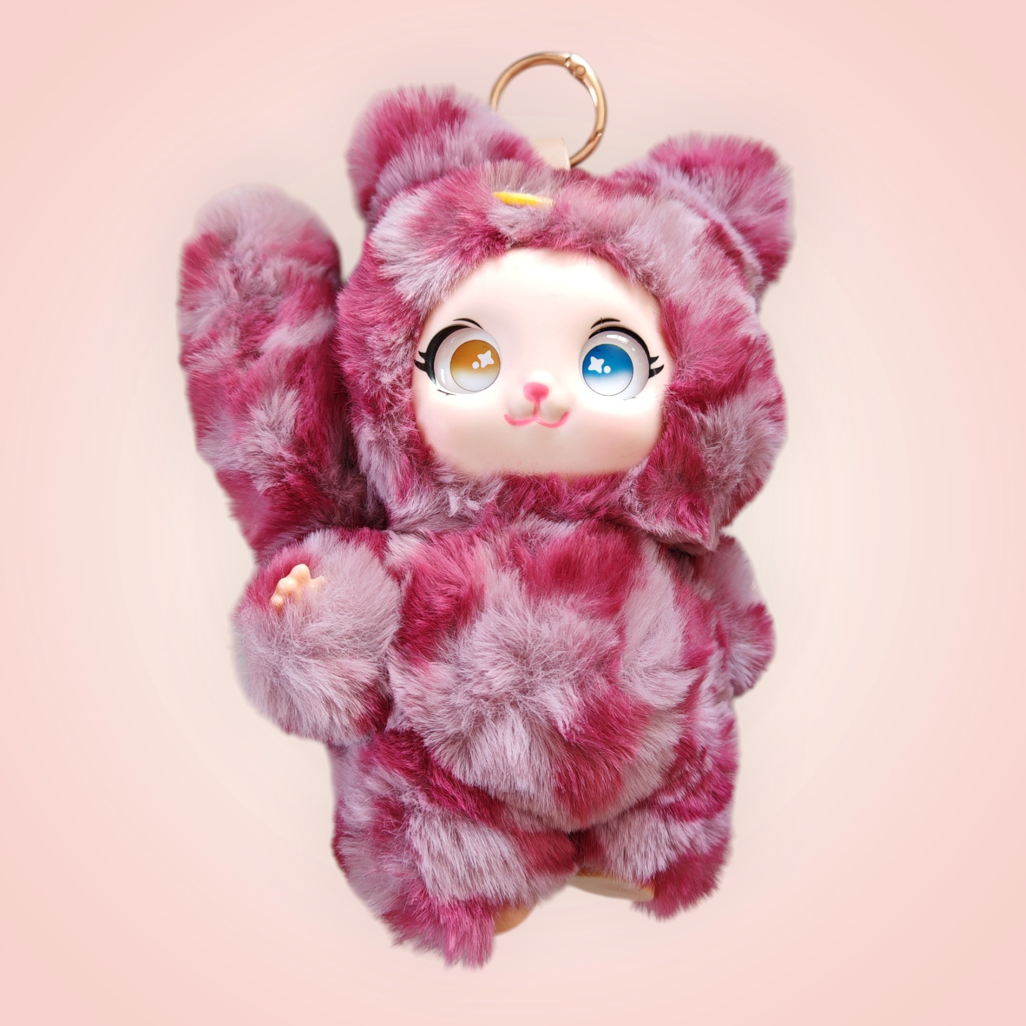 porte-clé tout doux bébé écureuil