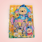 Carnet acrylique Winnie l'Ourson Stitch