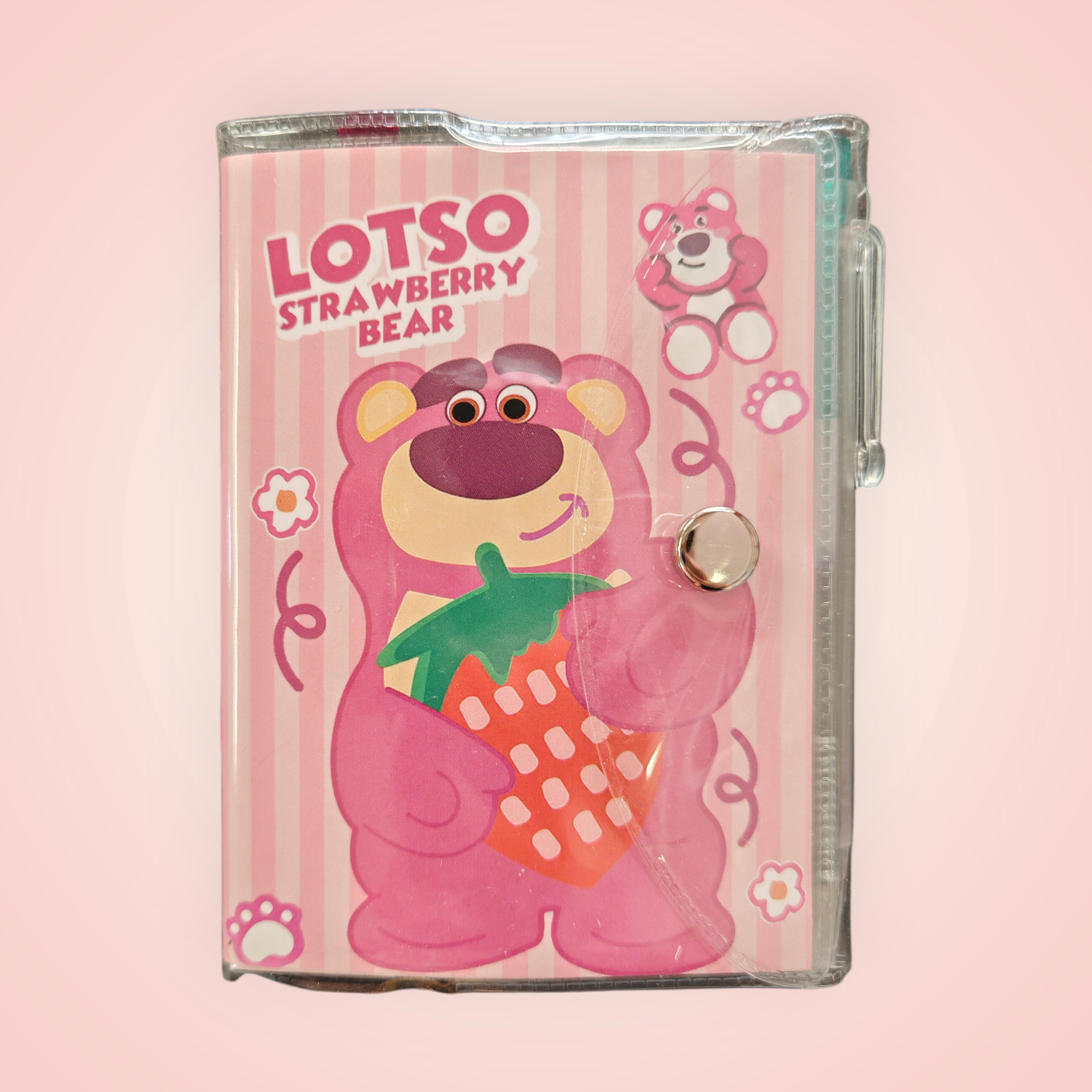 Mini carnet de poche lotso avec stylo
