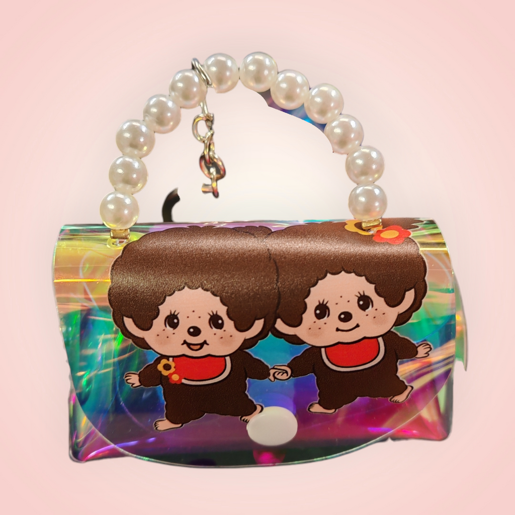 Porte clé monnaie monchhichi
