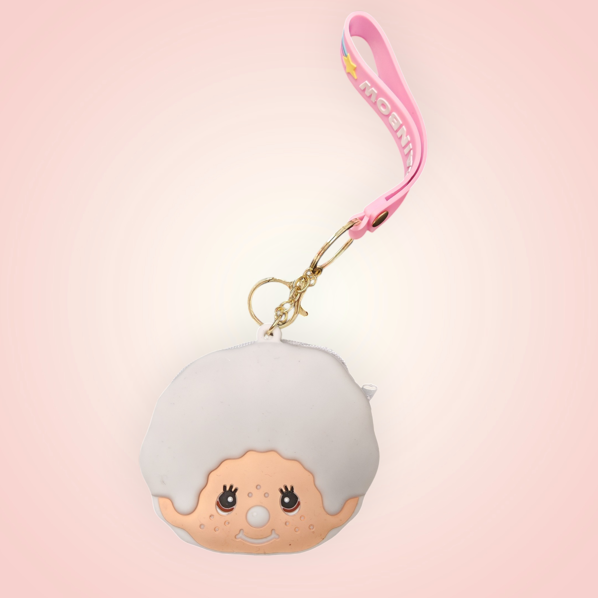 Porte clé porte monnaie monchhichi