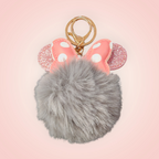 Porte clés pompom minnie