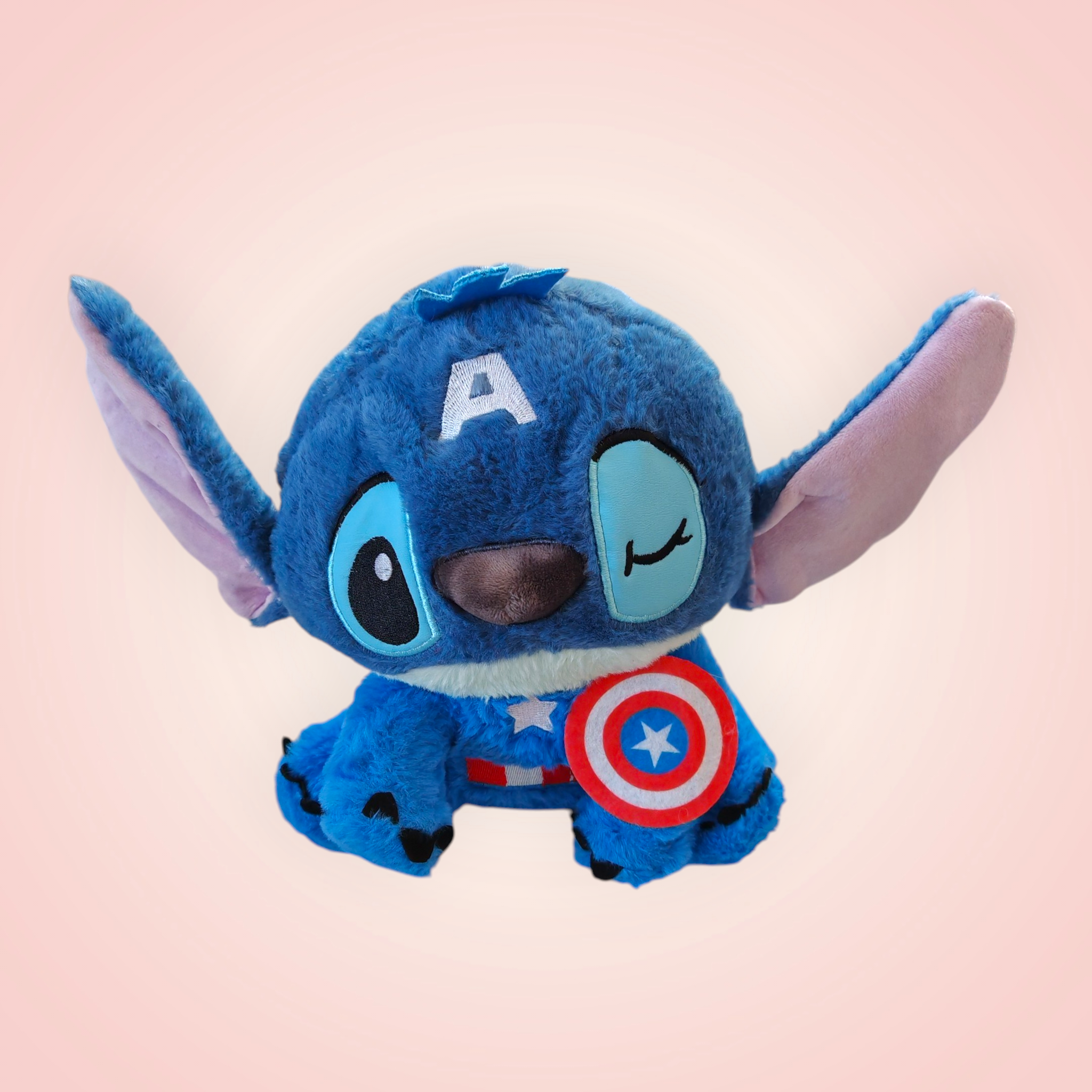 Peluche stitch captain America