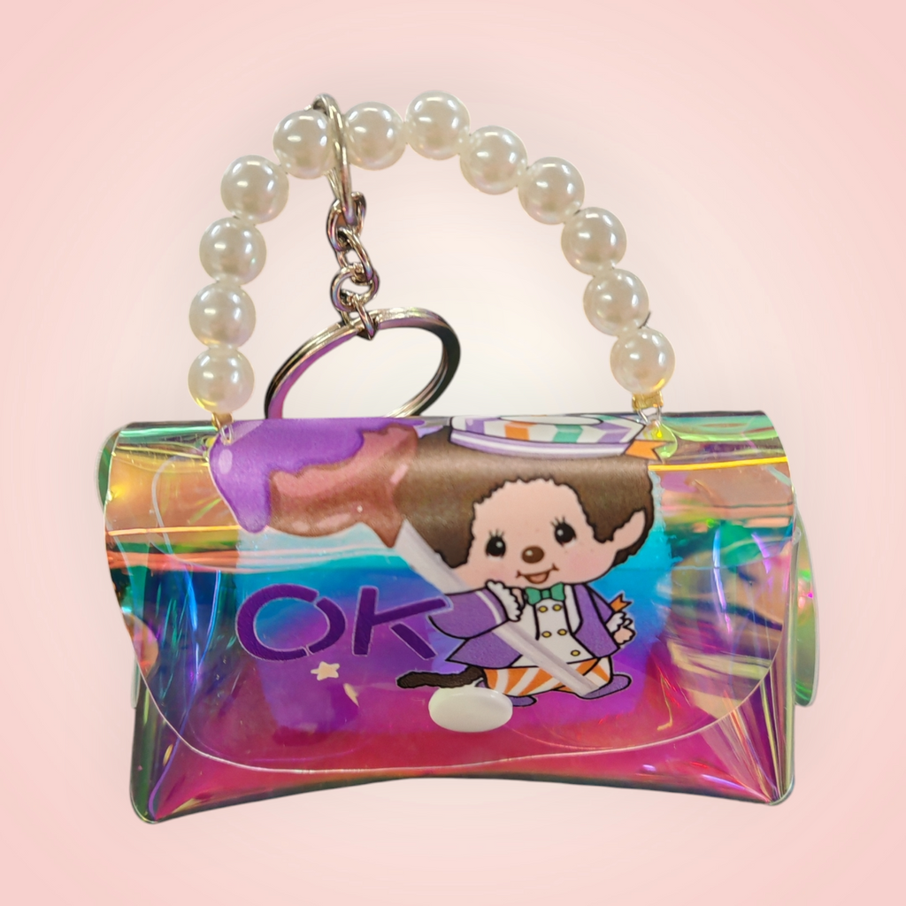 Porte clé monnaie monchhichi