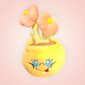 Peluche fleur Bob l'éponge