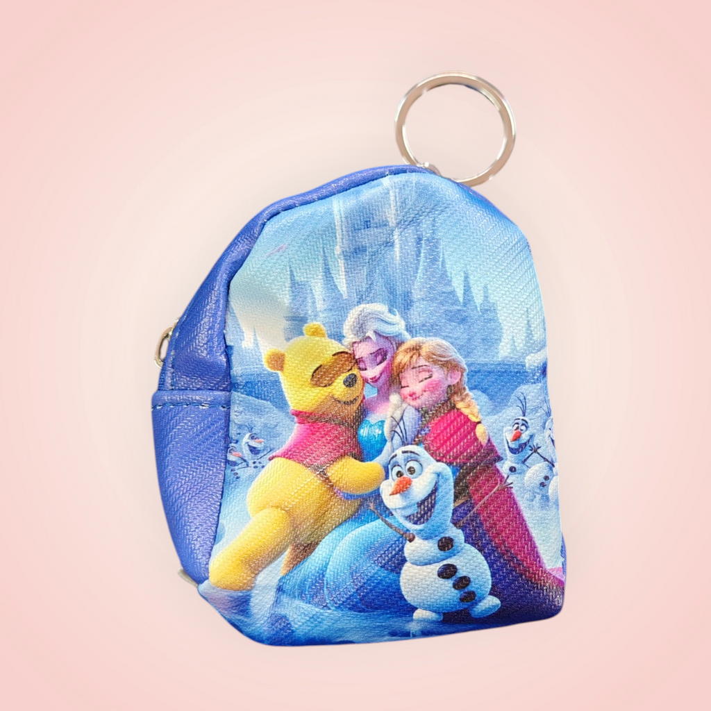 Porte-clé monnaie reine des Neiges Winnie l'Ourson