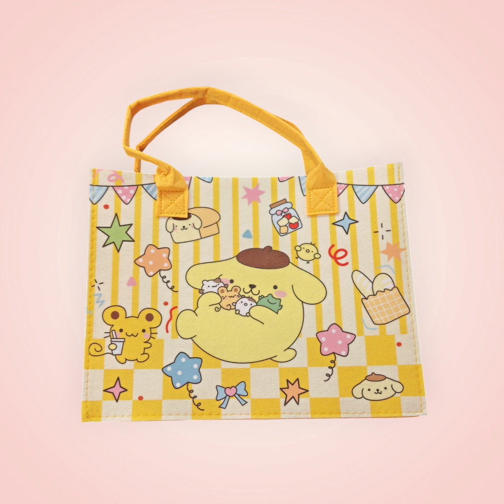 Tote bag en feutrine sanrio couleur au choix