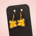 Boucle d'oreille fait main Winnie l'Ourson