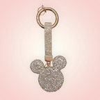 Porte-clé strass tête de Mickey