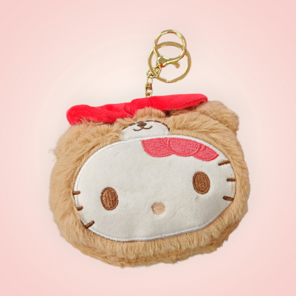 Porte monnaie doudou porte-clé
